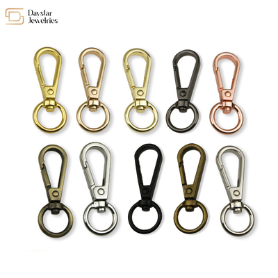 Metal Accessories Swivel Snap Hook , Bag Chain Lobster Claw Clasp