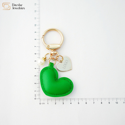 Heart Keychain Pendant Love Car Key Ring Charms Bag Backpack Metal Decoration
