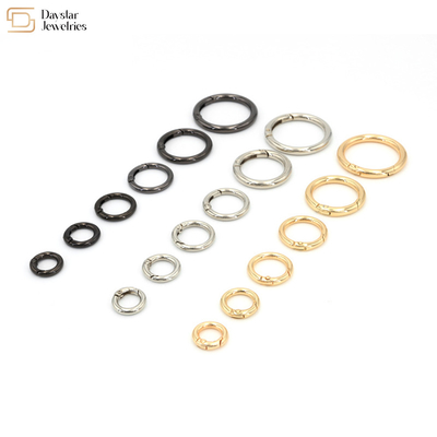 Circular Clips Trigger Spring O Rings For Keyrings Buckle Bags Purses