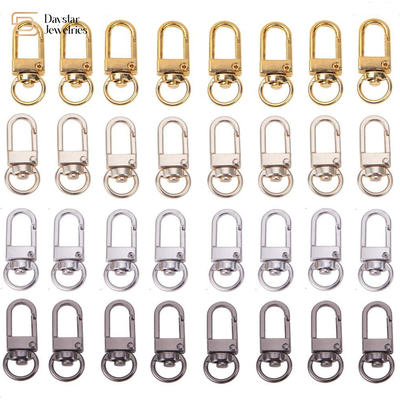 Metal Lobster Claw Clasps Swivel Lanyards For Key Rings Connector Toy Pet Collar