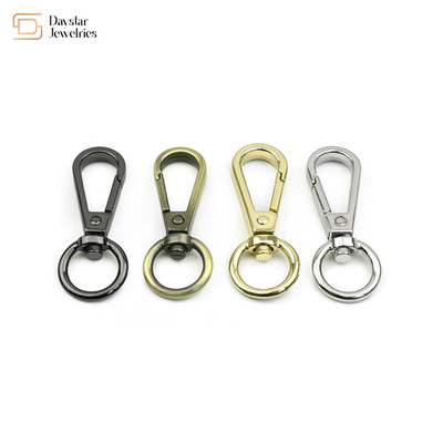 Metal Swivel Snap Hooks Lanyard Keychain Clip For Bag Charms Toy Pet Collar Buckle