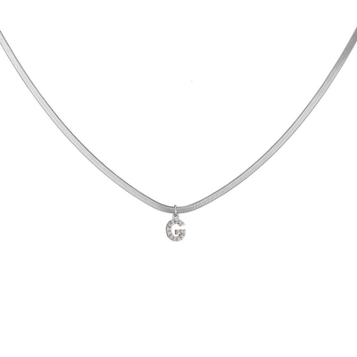 OEM Letter Pendant Necklace Sterling Silver Initial Charms Jewelry