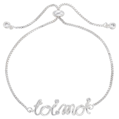 925 Silver Letter Pendant Necklace